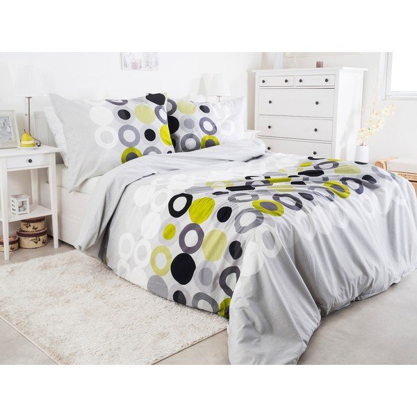 Világosszürke egyszemélyes krepp ágyneműhuzat 140x200 cm Top Class – B.E.S.-image-1