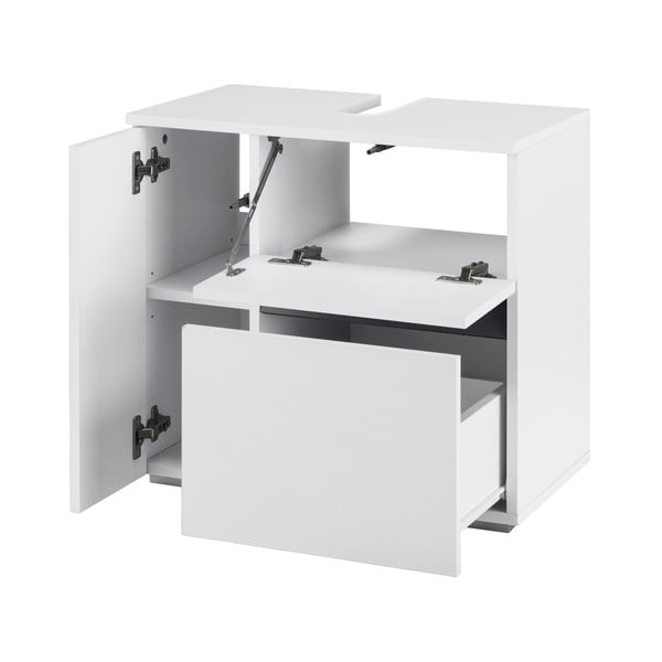 Wisla mosdókagyló alatti fehér szekrény, 60 x 55 cm - Støraa-image-2