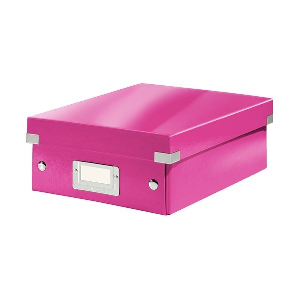 Office rózsaszín rendszerező doboz, hossz 28 cm Click&Store - Leitz-image-2