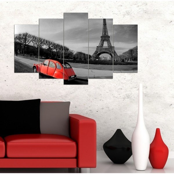 Romantic Eiffel többrészes kép, 102 x 60 cm - 3D Art-image-1