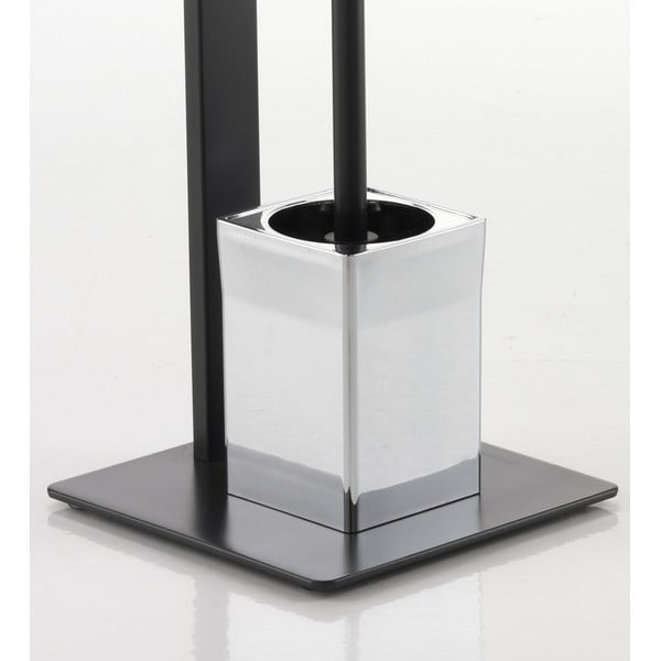 Acél WC-papír tartó állvány WC-kefével Sayo - Tomasucci-image-1