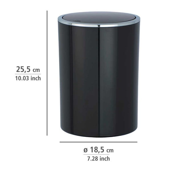 Inca fekete fürdőszobai tároló - Wenko-image-1
