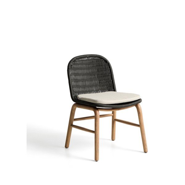 Sötétszürke kerti szék Alipa – Kave Home-image-3