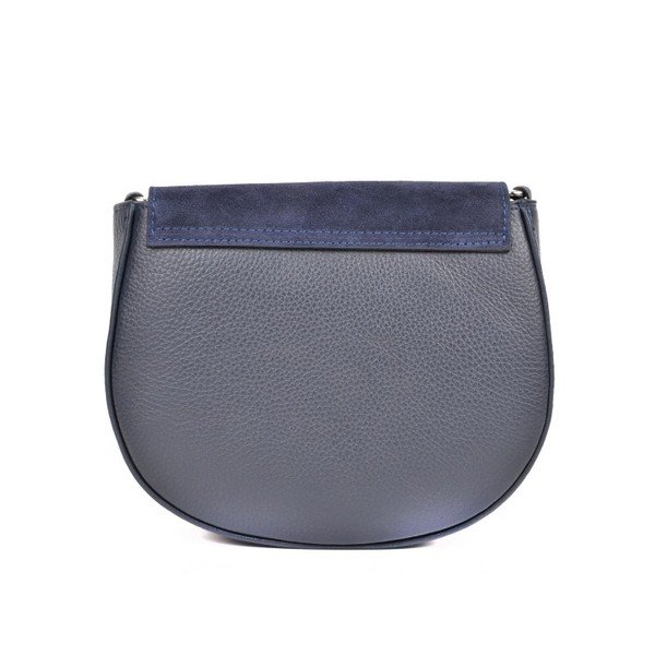 Marge kék, bőr kézitáska - Isabella Rhea-image-1