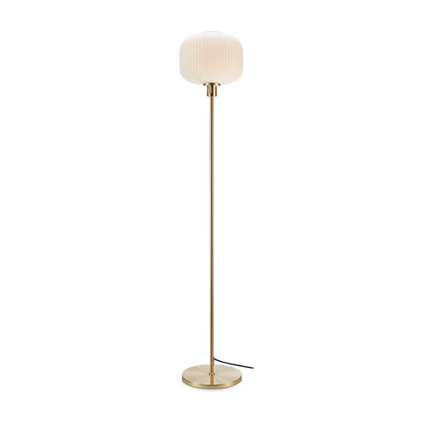 Soleil fehér állólámpa aranyszínű konstrukcióval - Markslöjd