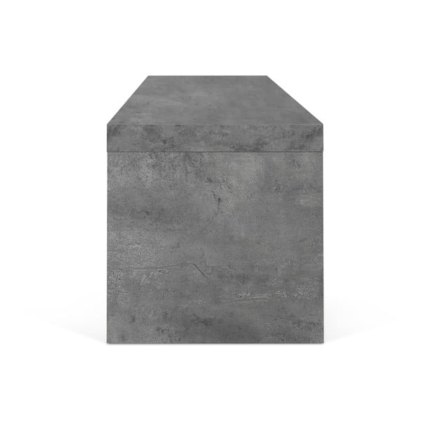 Cliff fekete dupla TV állvány beton dekorral, 125 x 20 cm - TemaHome-image-2