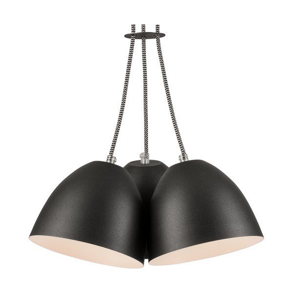 Fekete függőlámpa fém búrával - LAMKUR-image-4