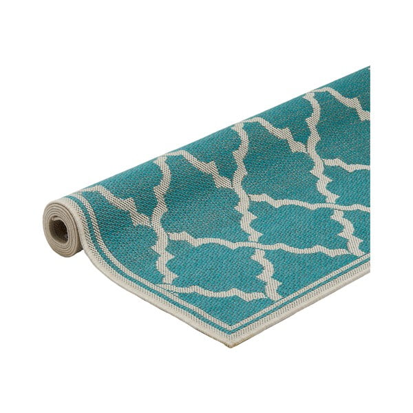 Intreccio Turquoise türkiz szőnyeg, 160 x 230 cm - Floorita-image-2