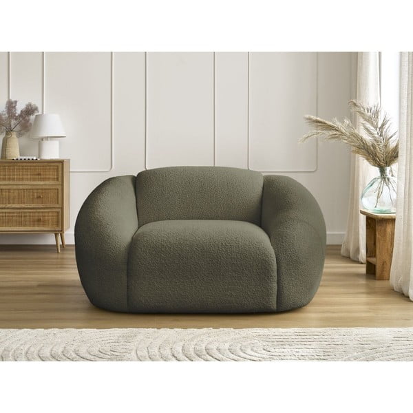 Zöld buklé fotel Tina – Bobochic Paris-image-3