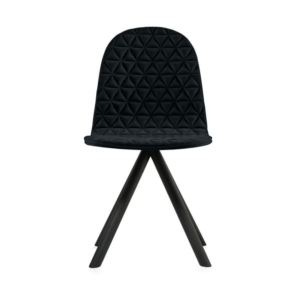Mannequin Triangle fekete szék, fekete lábakkal - Iker