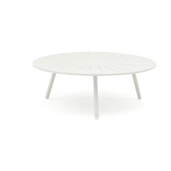 Alumínium kerek kerti dohányzóasztal ø 110 cm Fleole – Ezeis-image-1