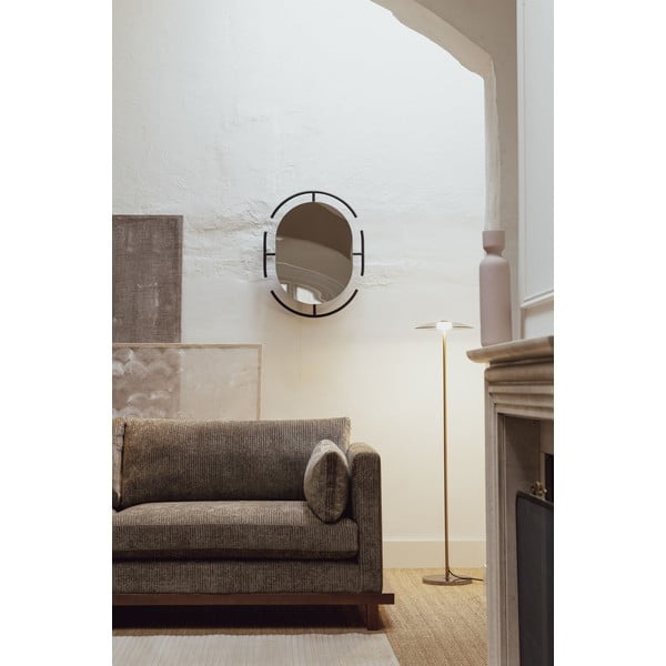 Szürke-aranyszínű LED dimmelhető állólámpa üveg búrával (magasság 132 cm) Float – Zuiver-image-1