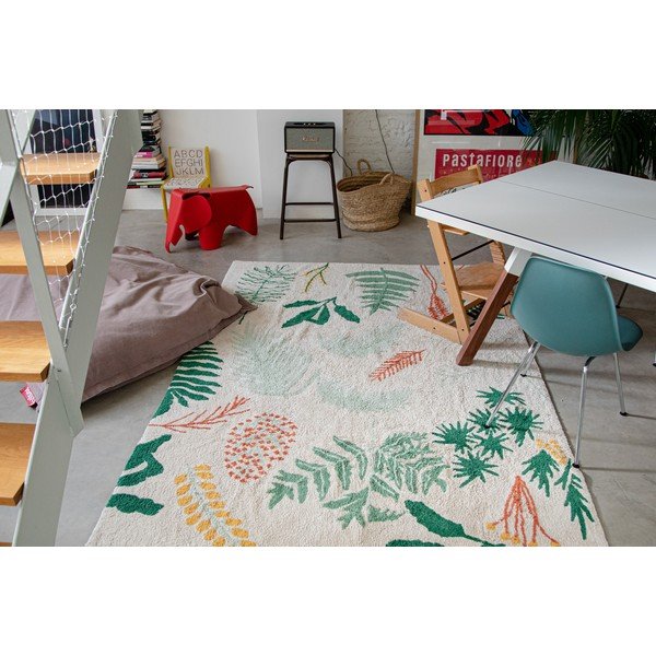 Mosható kézi szövésű pamut gyerek szőnyeg 170x240 cm Botanic Plants – Lorena Canals-image-3