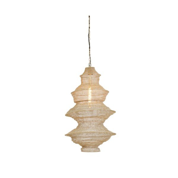 Bézs fém függőlámpa Nakisha – Light & Living-image-2