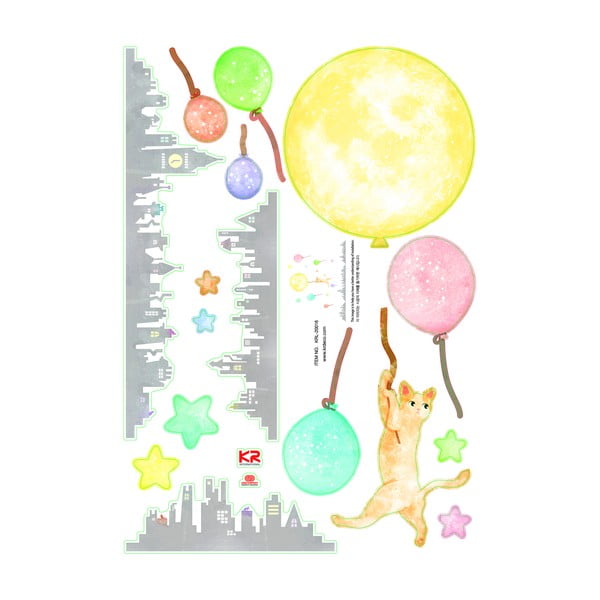 Cat And Moon öntapadós matrica - Fanastick-image-4