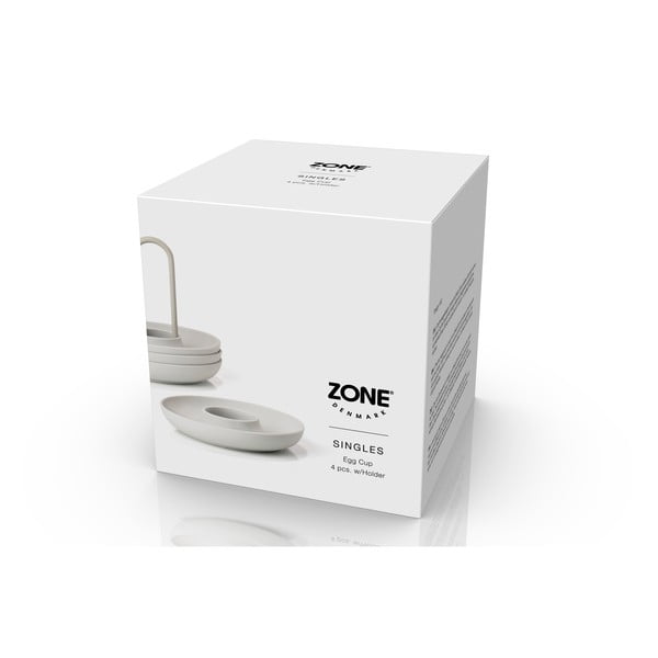 Fém lágytojás tartó szett 4 db-os Singles – Zone-image-4