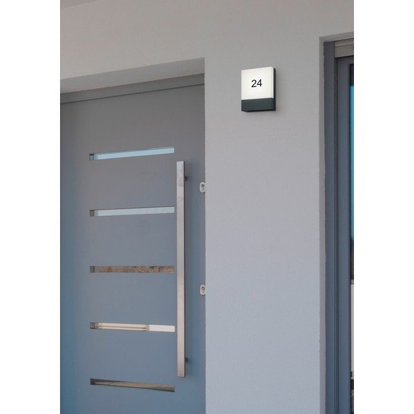 LED fali kültéri lámpa (magasság 20 cm) Pecos – Trio-image-1