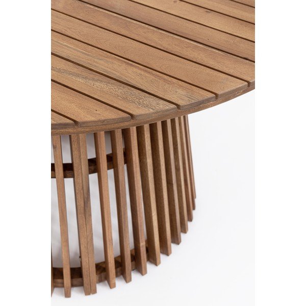 Akácfa kerek kerti étkezőasztal ø 120 cm Rodano – Bizzotto-image-4