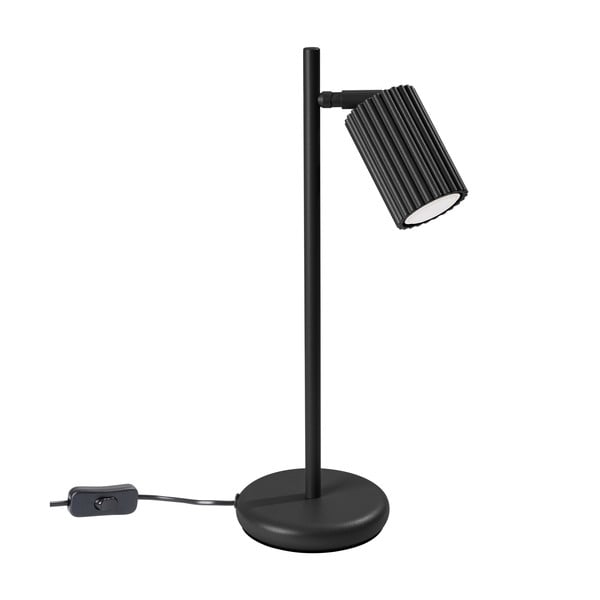 Fekete asztali lámpa (magasság 43 cm) Gleam – Nice Lamps