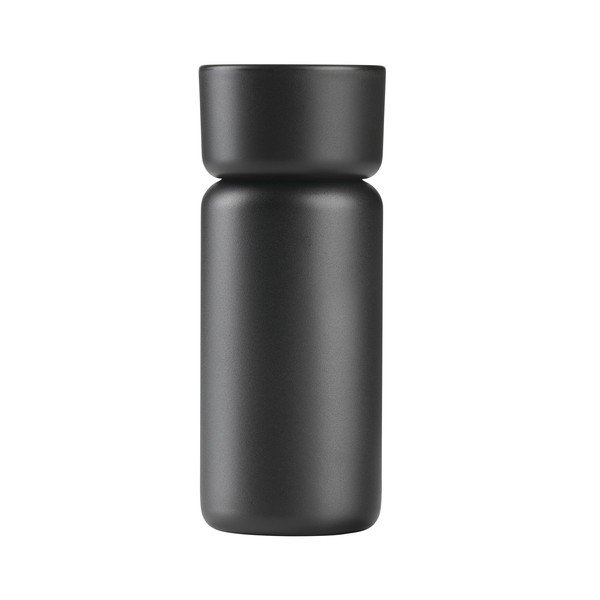 Fekete rozsdamentes acél termobögre 400 ml Singles – Zone-image-2