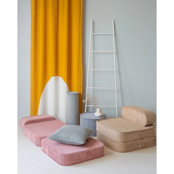 Mentazöld kordbársony párna gyerek kanapéhoz Block – Wigiwama-image-3