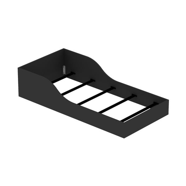 Fekete egyszemélyes ágy 90x190 cm Oya – Kalune Design