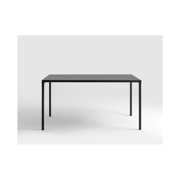 Obroos fekete fém étkezőasztal, 140 x 80 cm - Costum Form-image-3