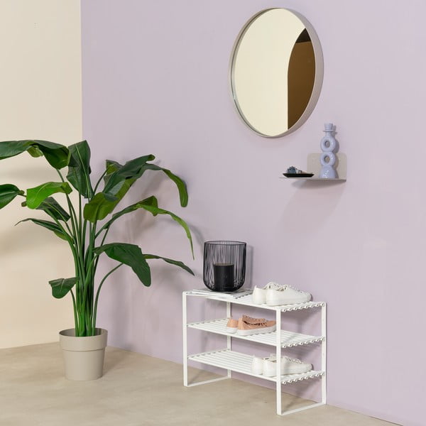 Fehér fém cipőtartó 70x49x29 cm Rex – Spinder Design-image-1