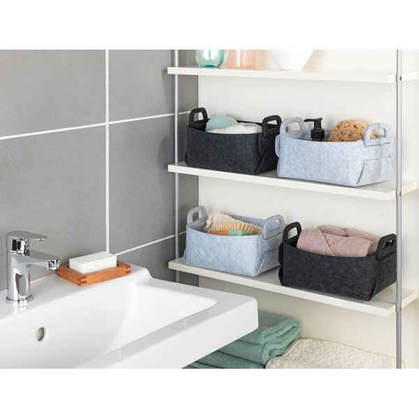 Textil tárolókosár szett 2 db-os Nina – Wenko-image-1