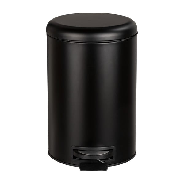 Leman Easy Close fekete szemetes, 20 l - Wenko