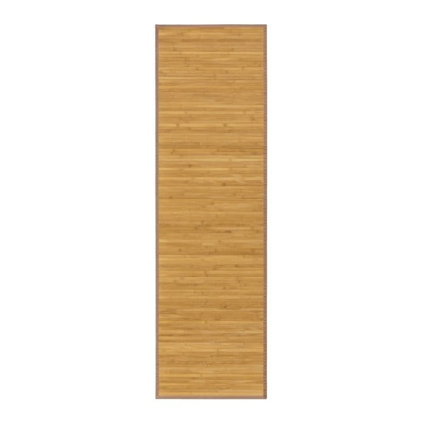 Natúr színű bambusz futószőnyeg 60x200 cm – Casa Selección