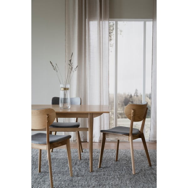 Szürke-natúr színű étkezőszék szett 2 db-os Kato - Rowico-image-2