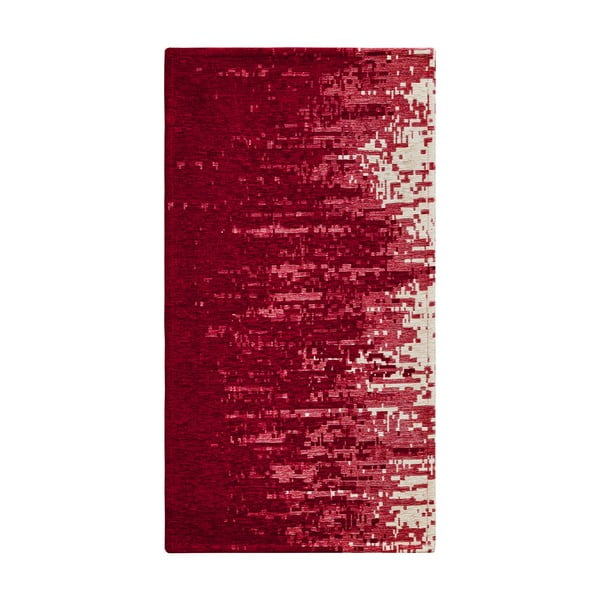 Borvörös mosható futószőnyeg 55x115 cm Tamigi Rosso – Floorita