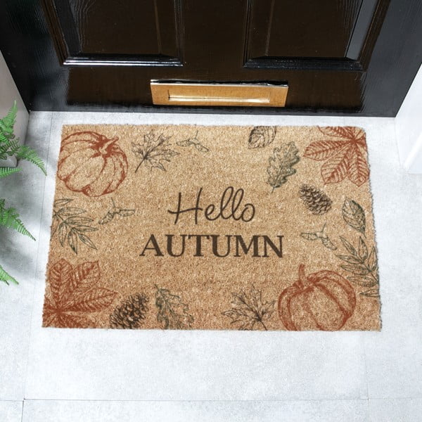 Kókuszrost lábtörlő 40x60 cm Hello Autumn – Artsy Doormats-image-2