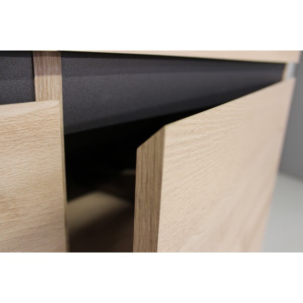 Cipősszekrény bükkfa dekorral, paddal Lissabon - Germania-image-1