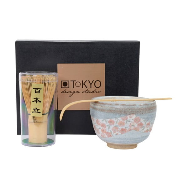 Grey ajándékkészlet Matcha Tea készítéséhez - Tokyo Design Studio