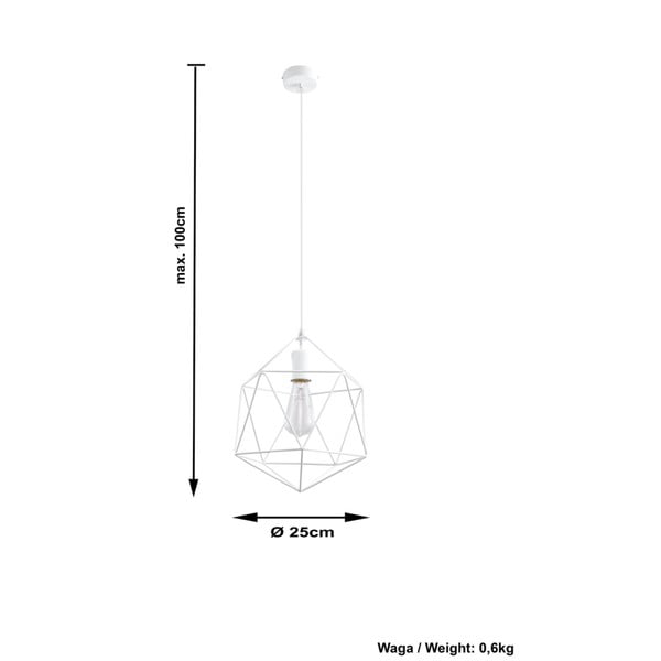 Donato fehér függőlámpa - Sollux-image-4