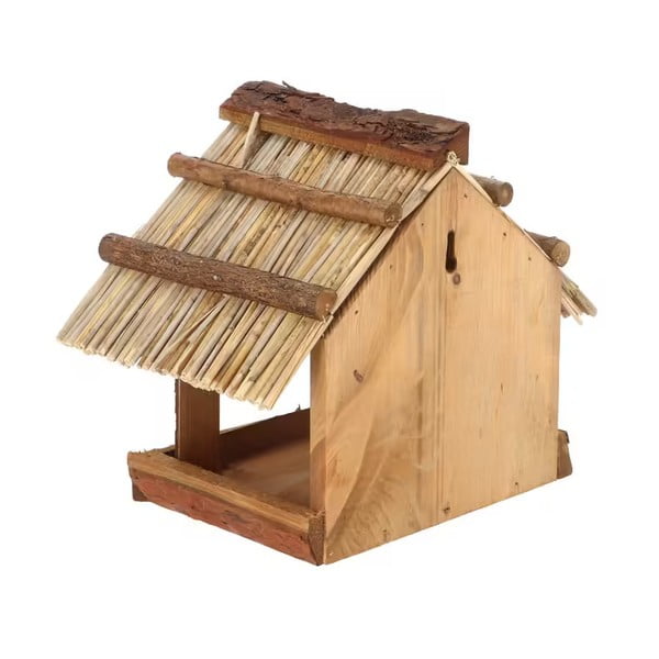 Nádfedeles fa madáretető, magasság 22,8 cm - Esschert Design-image-1