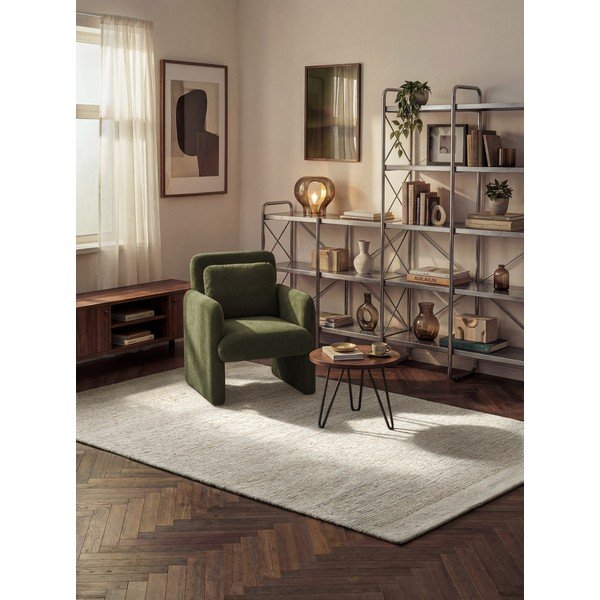 Krémszínű kézi szövésű gyapjú szőnyeg 160x230 cm Bexley Woolwich – Ted Baker-image-1