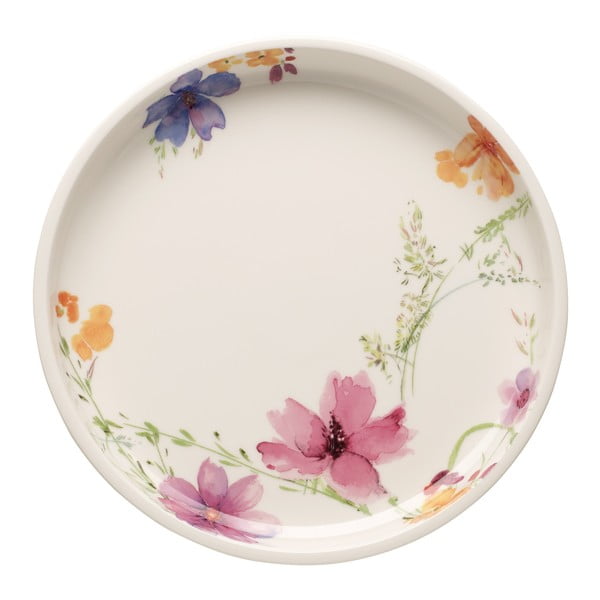 Mariefleur Basic virágmintás porcelán szervírozó tányér, ⌀ 26 cm - Villeroy & Boch