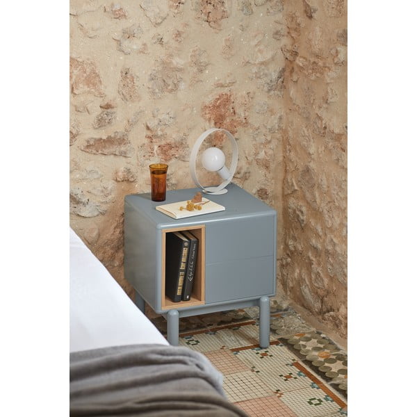 Kék-szürke éjjeliszekrény Corvo – Teulat-image-2