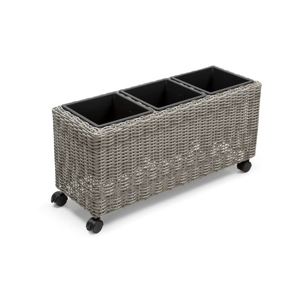 Natural szürke kerti virágcserép - Bonami Essentials-image-3