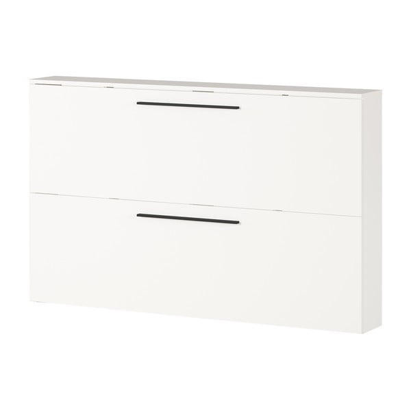 Fehér függő cipőtartó billenő fiókokkal Utah - Germania-image-1