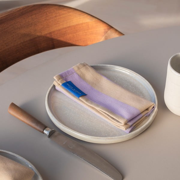 Textil szalvéta szett 2 db-os Stripes – Mette Ditmer Denmark-image-1