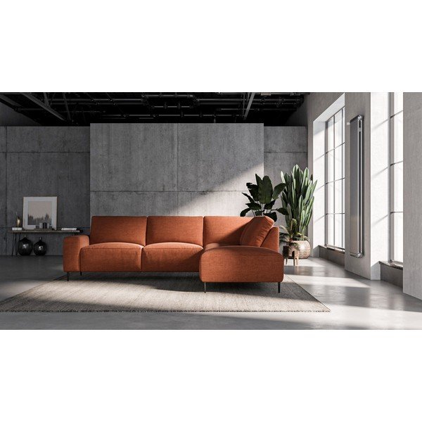 Tendo sötét narancssárga sarokkanapé, jobb oldali - Ghado-image-1