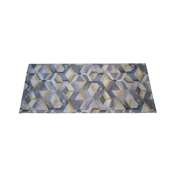 Retro sárga-szürke futószőnyeg, 60 x 190 cm - Floorita-image-2