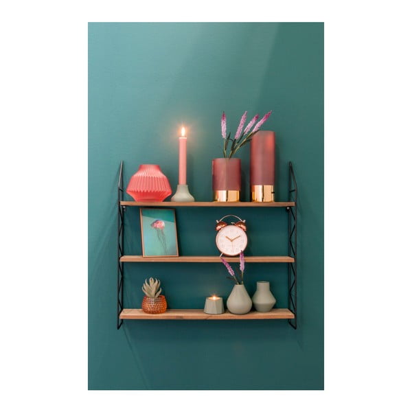 Rózsaarany színű váza, magasság 18,5 cm - PT LIVING-image-3