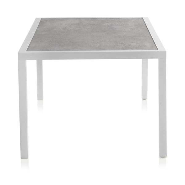 Chiara fehér kerti asztal kerámia asztallappal, 100 x 160 cm - Geese