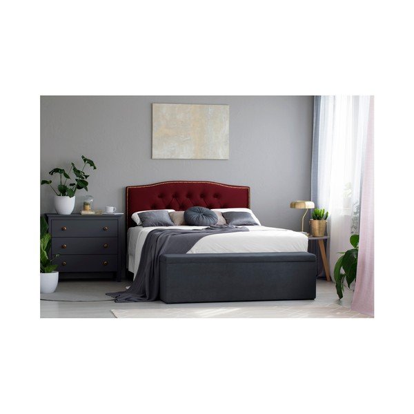 Daisy piros fejvég, 160 x 120 cm - Mazzini Sofas-image-2