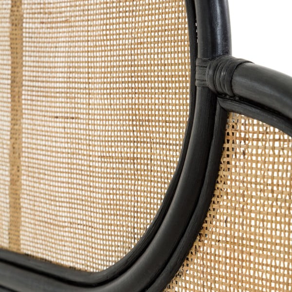 Lalita rattan ágytámla fekete részletekkel, 170 x 120 cm - Kave Home-image-3